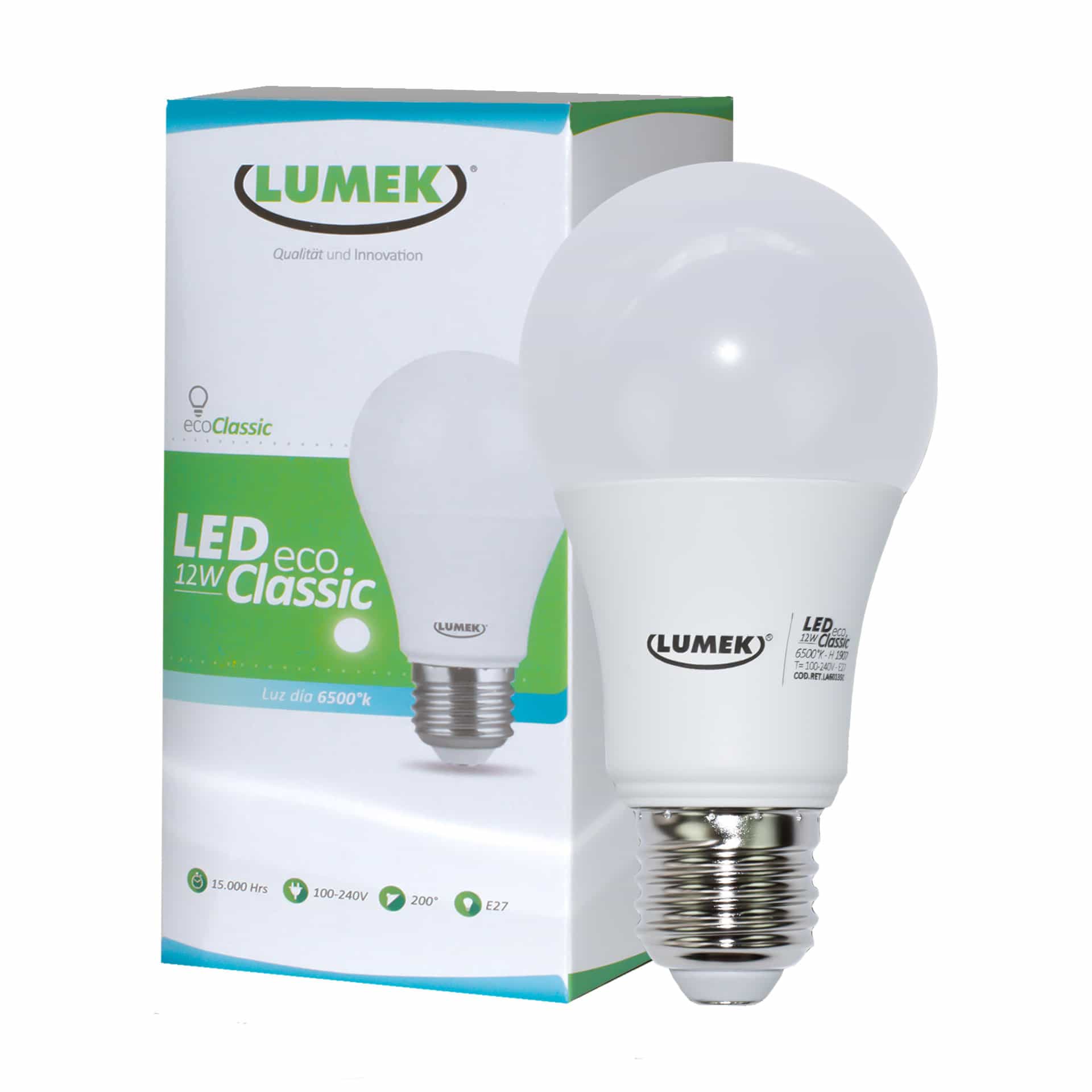 BOMBILLO LED 12W ECO CLASSIC LUMEK