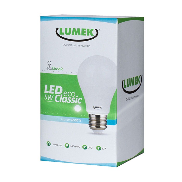 BOMBILLO LED 5W ECO CLASSIC LUMEK - Imagen 3