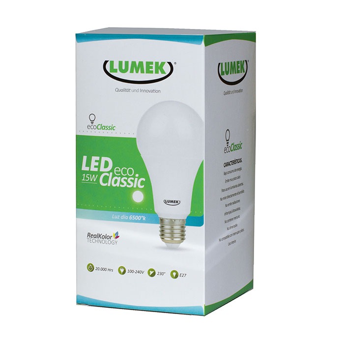 BOMBILLO LED 15W ECO CLASSIC LUMEK