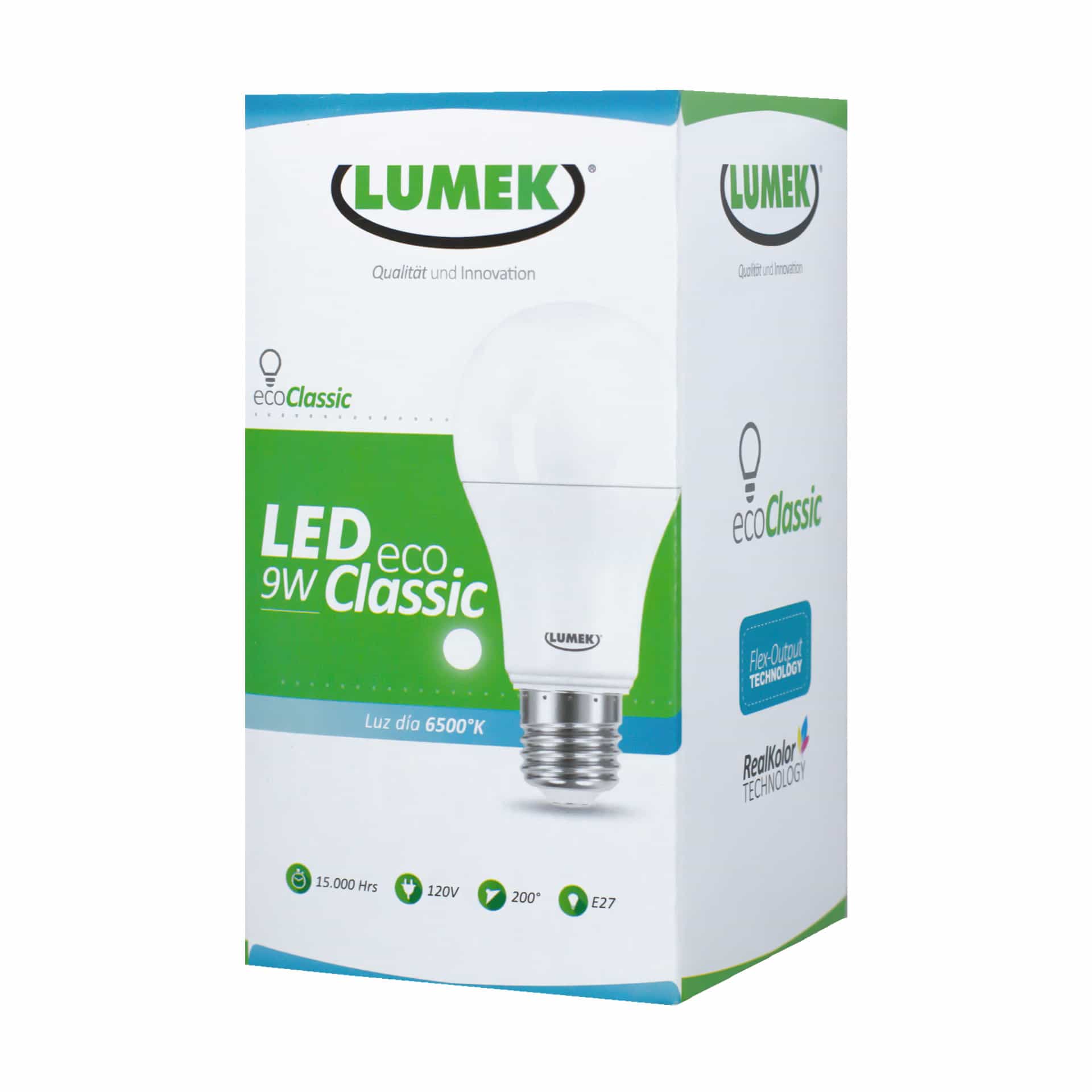 BOMBILLO LED 9W ECO CLASSIC LUMEK