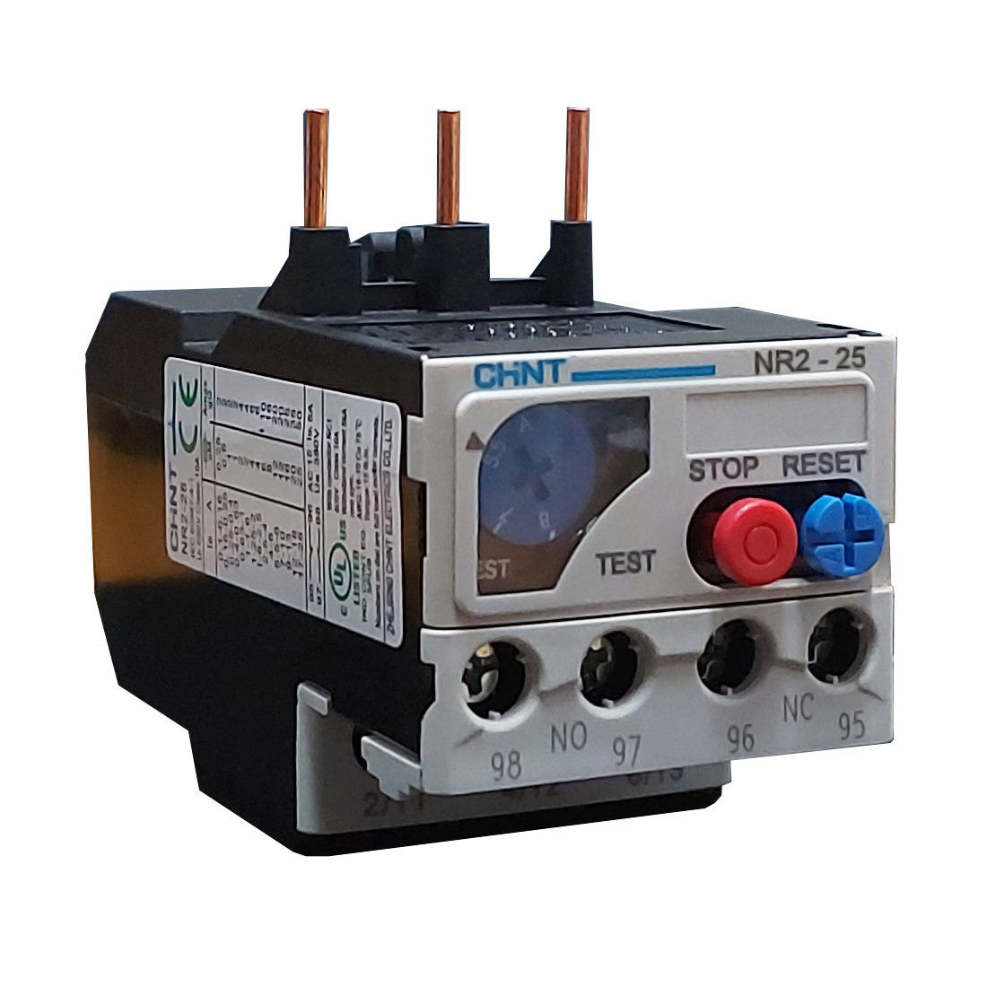 Relé Térmico CHINT 5,5 - 8A | Modelo NR2-25 - Ingecom Eléctricos SAS