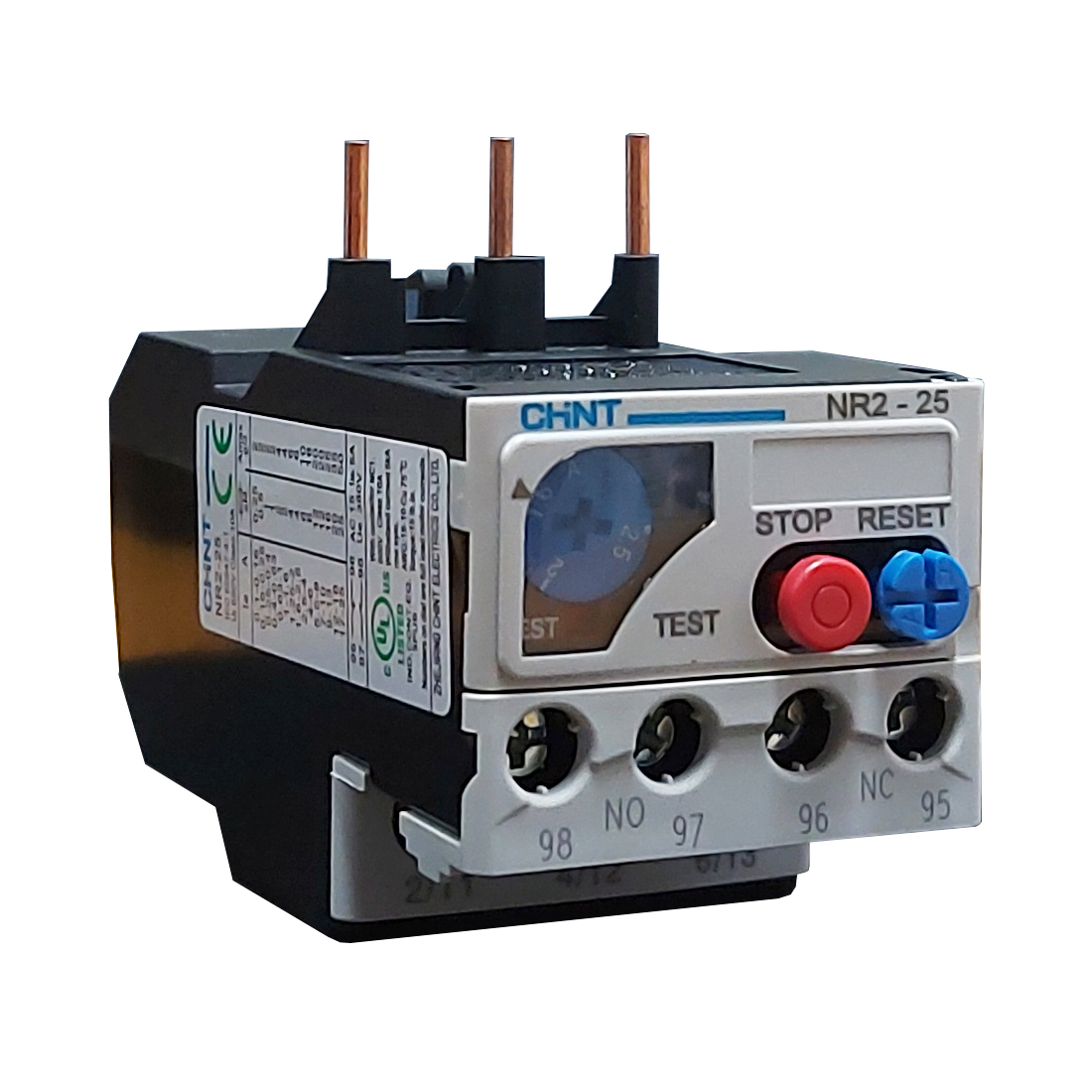 Relé Térmico CHINT 1,6 - 2,5A | Modelo NR2-25 Ingecom Eléctricos SAS
