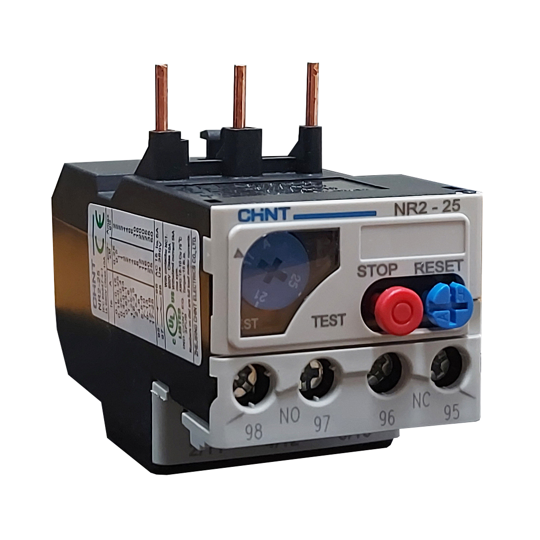 Relé Térmico CHINT 17- 25A | Modelo NR2-25 - Ingecom Eléctricos SAS