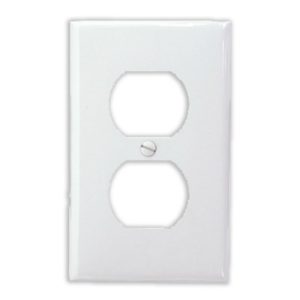 TAPA PARA TOMA LEVITON BLANCA