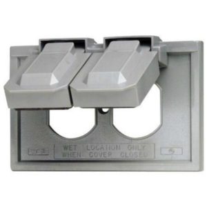 TAPA DE SEGURIDAD PARA TOMA LEVITON INTERPERIE