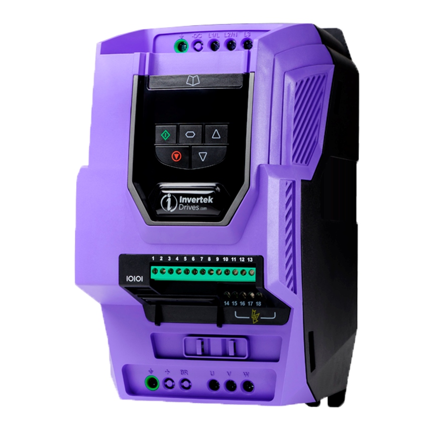 Variador Invertek P2 / 15 HP / 24 Amp / Entrada - Salida: 440V AC / Trifásico