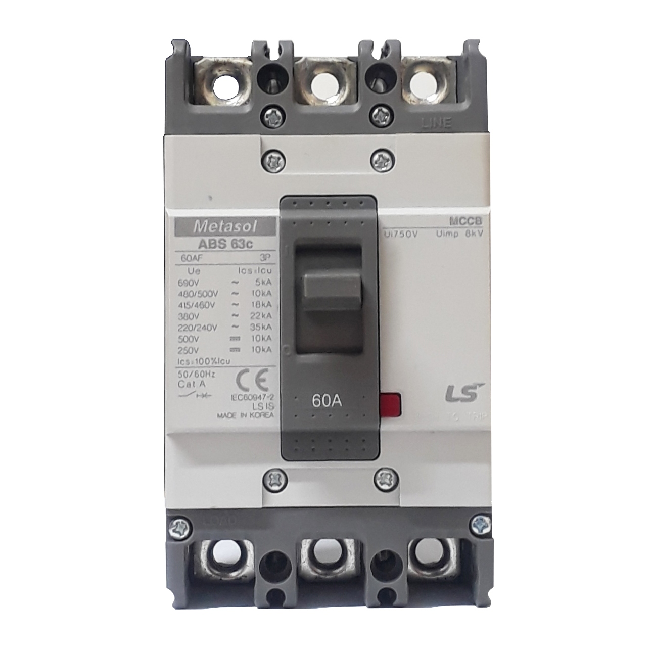 Breaker Industrial Trifásico LS 60A