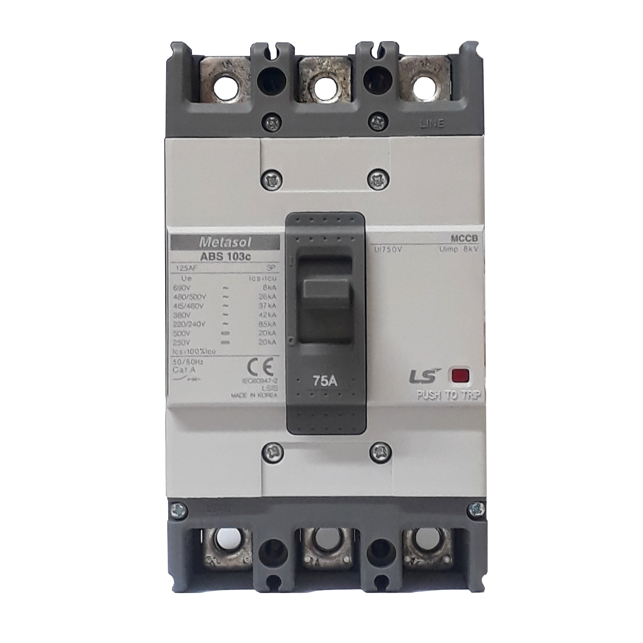 Breaker Industrial Trifásico LS 75A