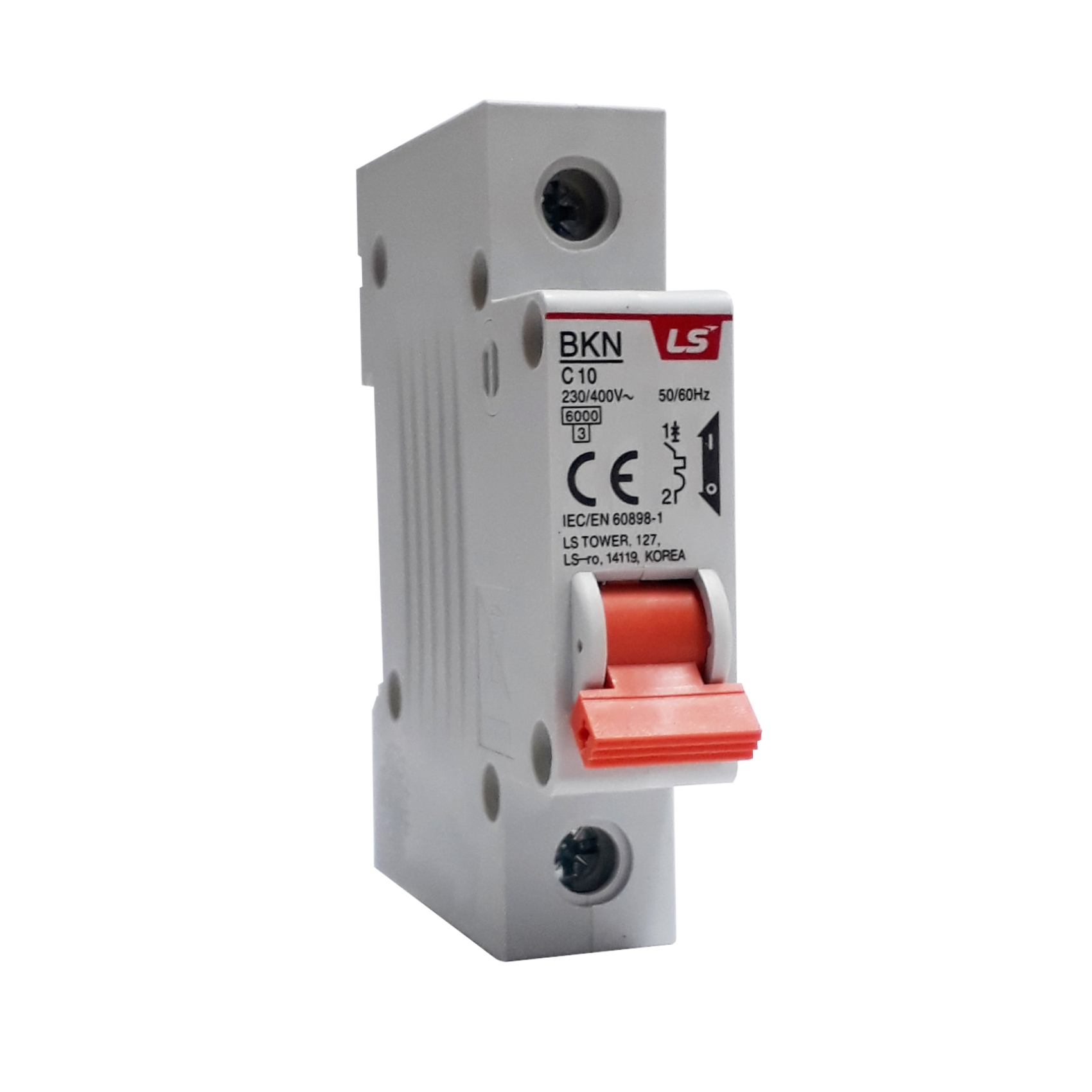 Minibreaker LS 1X10A Tipo Riel 6KA