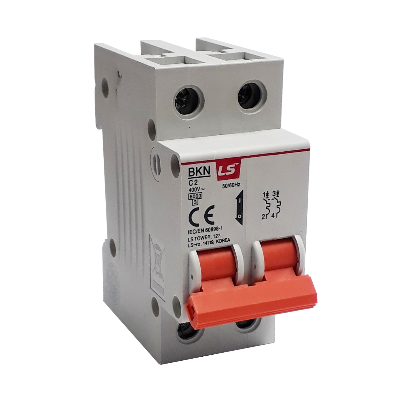 Minibreaker LS 2X2A Tipo Riel