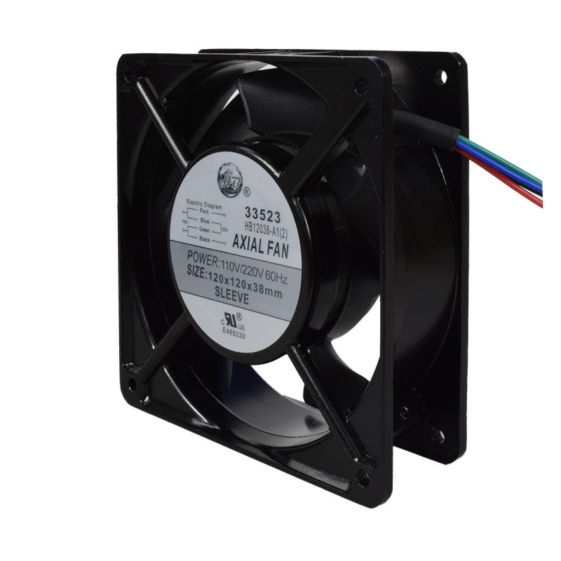Ventilador Axial de Buje 120x120x38mm - 110/220V AC | EBCHQ - Imagen 3