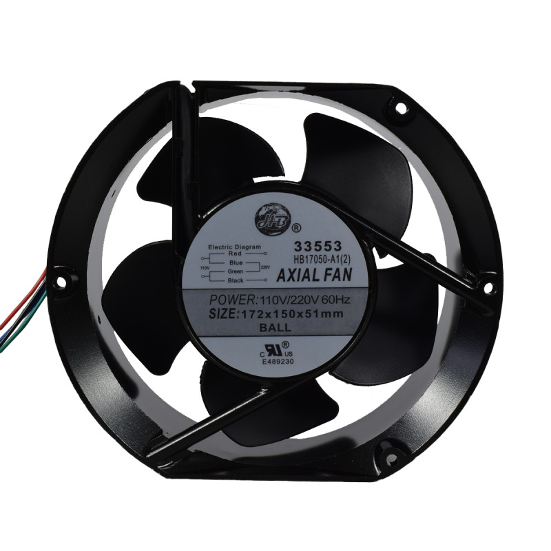Ventilador Axial de Balineras 172x150x51mm - 110/220V AC | EBCHQ - Imagen 2