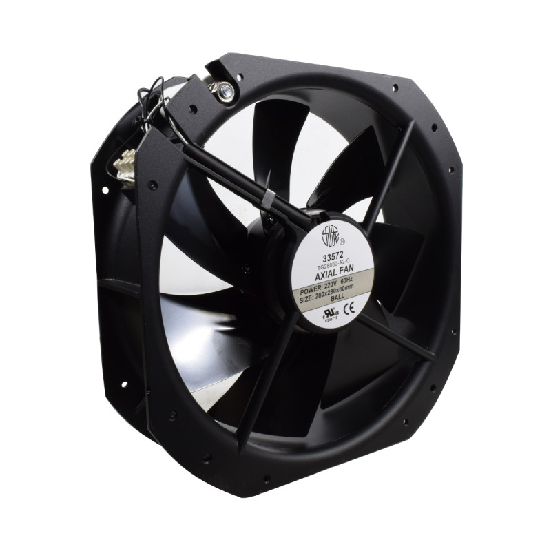 Ventilador Axial de Balineras 280x280x80mm - 220V AC | EBCHQ - Imagen 3