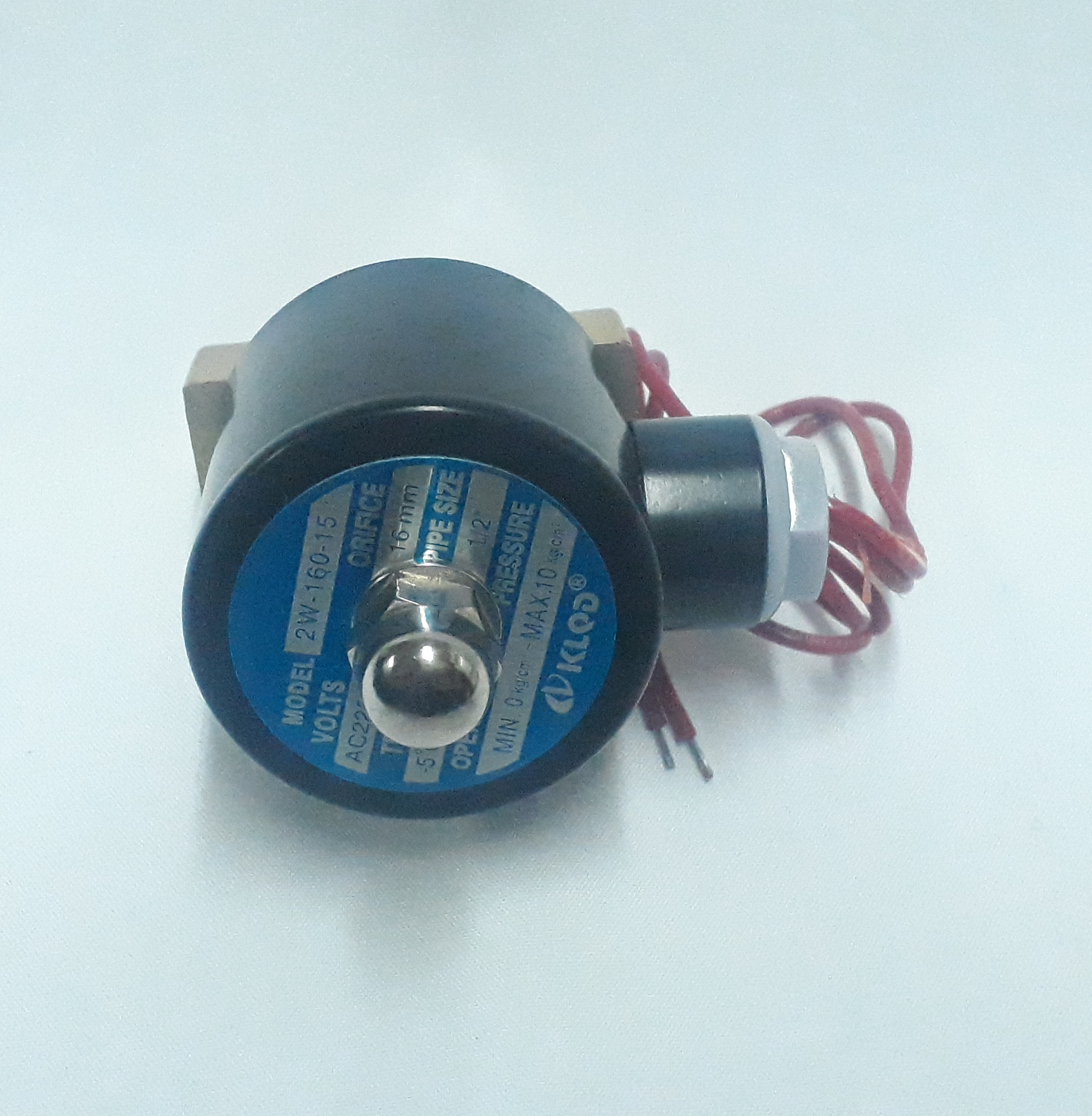 VÁLVULA SOLENOIDE 1/2" 220V AC