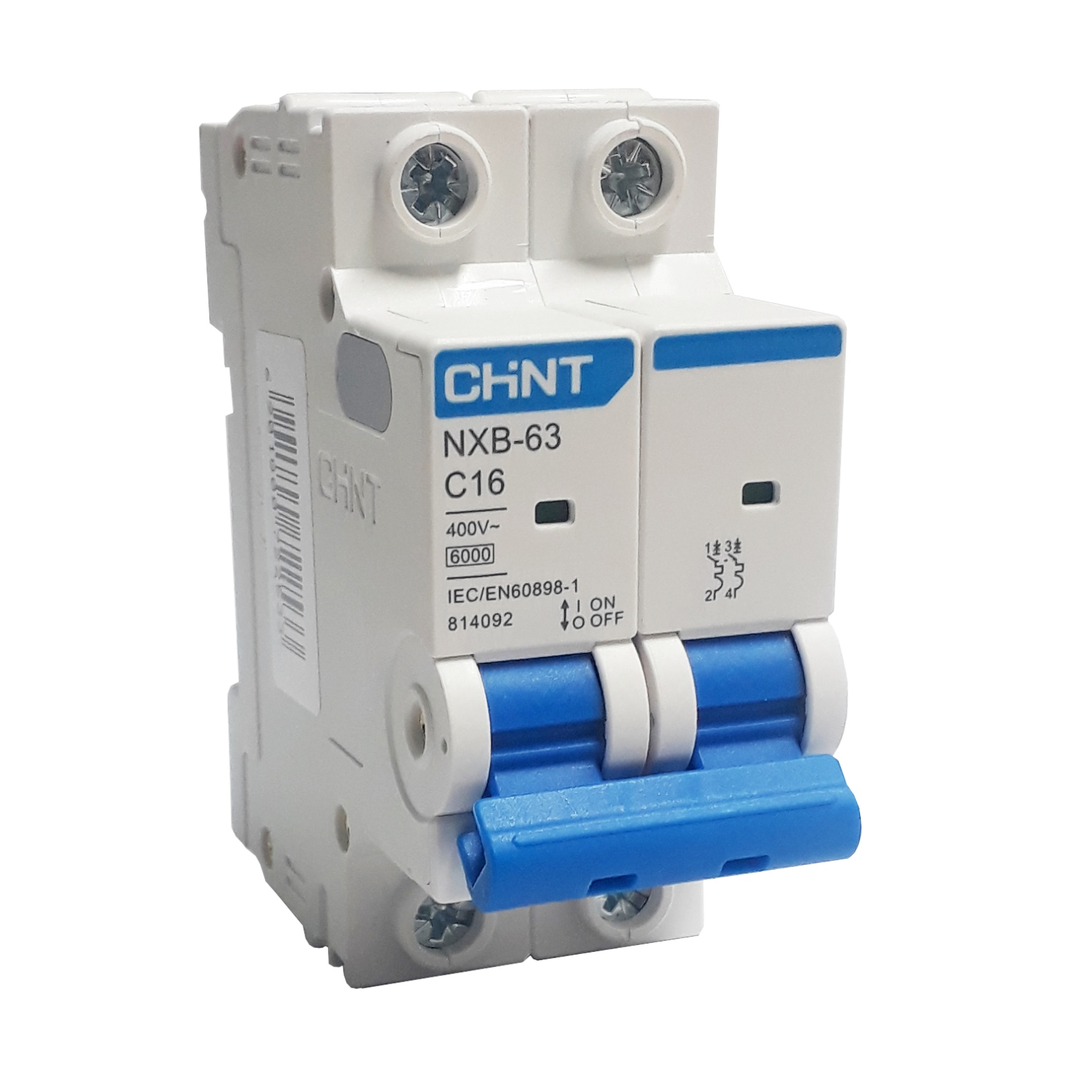 Minibreaker Chint 2X16 Tipo Riel 6KA