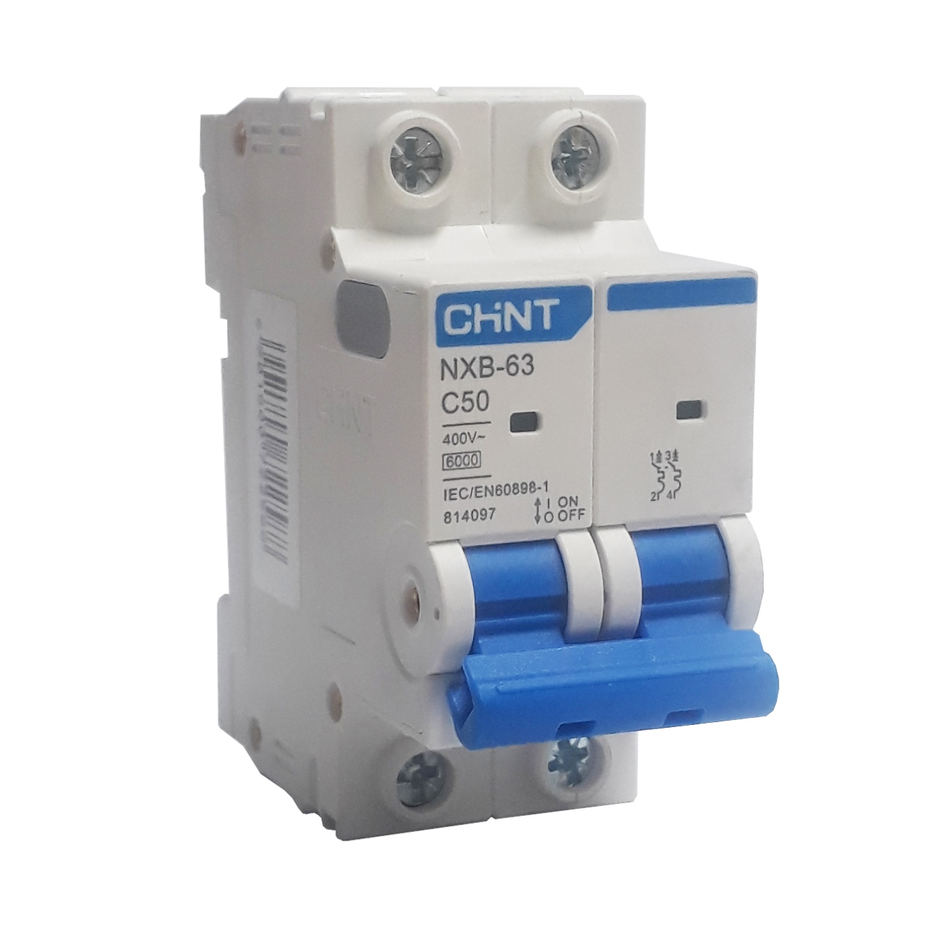Minibreaker Chint 2X50 Tipo Riel 6KA