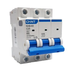 Minibreaker Chint 3X25 Tipo Riel 6KA