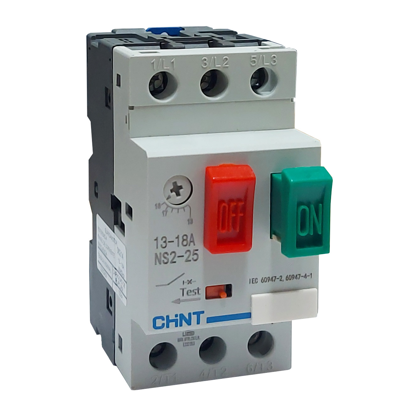 Guardamotor CHINT (13-18A) Tipo Pulsador - NSR2-25 - Ingecom Eléctricos SAS