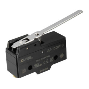 Microswitch Tipo Estándar de Palanca Corta 15A/250V - XURUI | XZ-15GW-B - Ingecom Eléctricos SAS