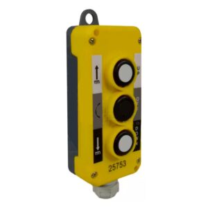 Estación de Mando Aérea | 3 Pulsadores - Función: Arriba, Abajo, OFF | EBCHQ - Ingecom Eléctricos SAS