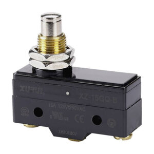 Microswitch Tipo Estándar de Botón Grande 15A/125V - XURUI | XZ-15GQ-B - Ingecom Eléctricos SAS