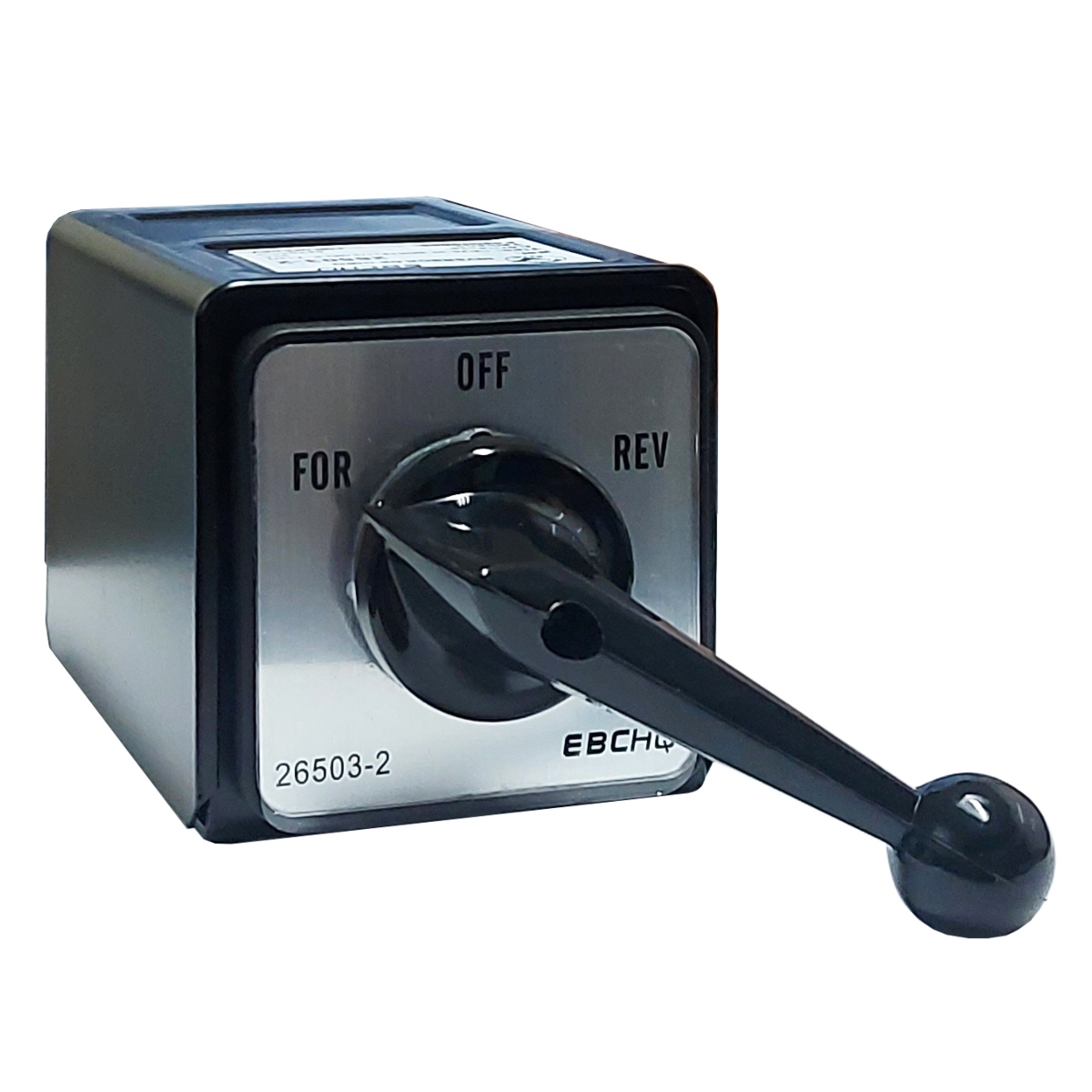 Inversor de Giro de Caja Metálica con Palanca Larga 3x32A (FOR-OFF-REV) | EBCHQ - Ingecom Eléctricos SAS