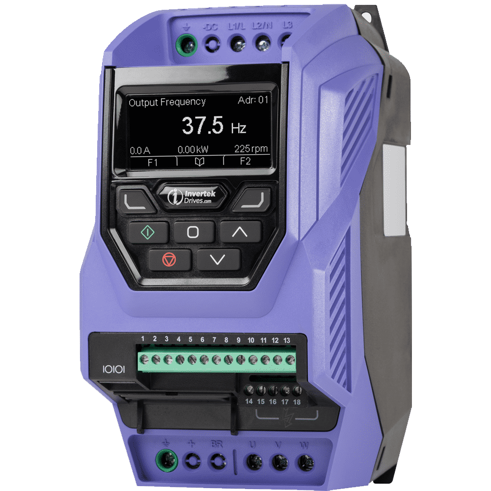 Variador Invertek P2 / 2 HP / 7 Amp / Entrada: 220V AC / Salida: 220V AC
