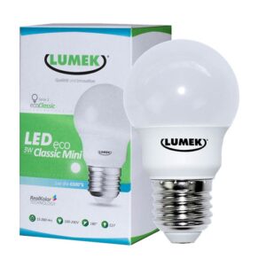 BOMBILLO LED 3W ECO CLASSIC MINI LUMEK
