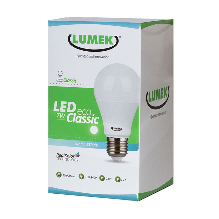 BOMBILLO LED 7W ECO CLASSIC LUMEK