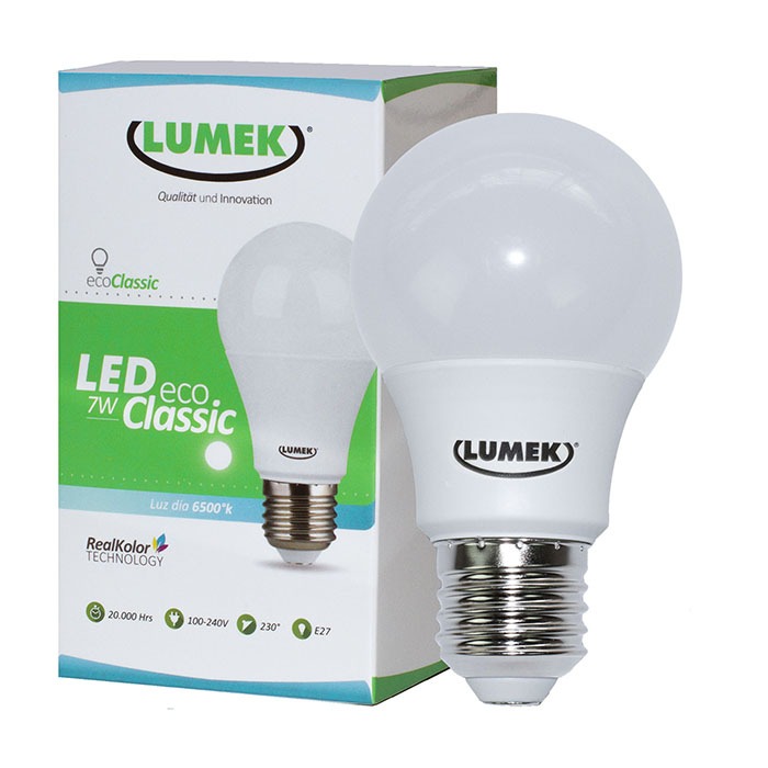 BOMBILLO LED 7W ECO CLASSIC LUMEK