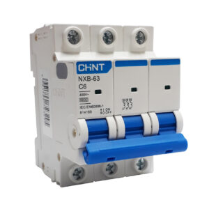 Minibreaker Chint 3X6A Tipo Riel