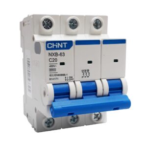 Minibreaker Chint 3X20 Tipo Riel 6KA