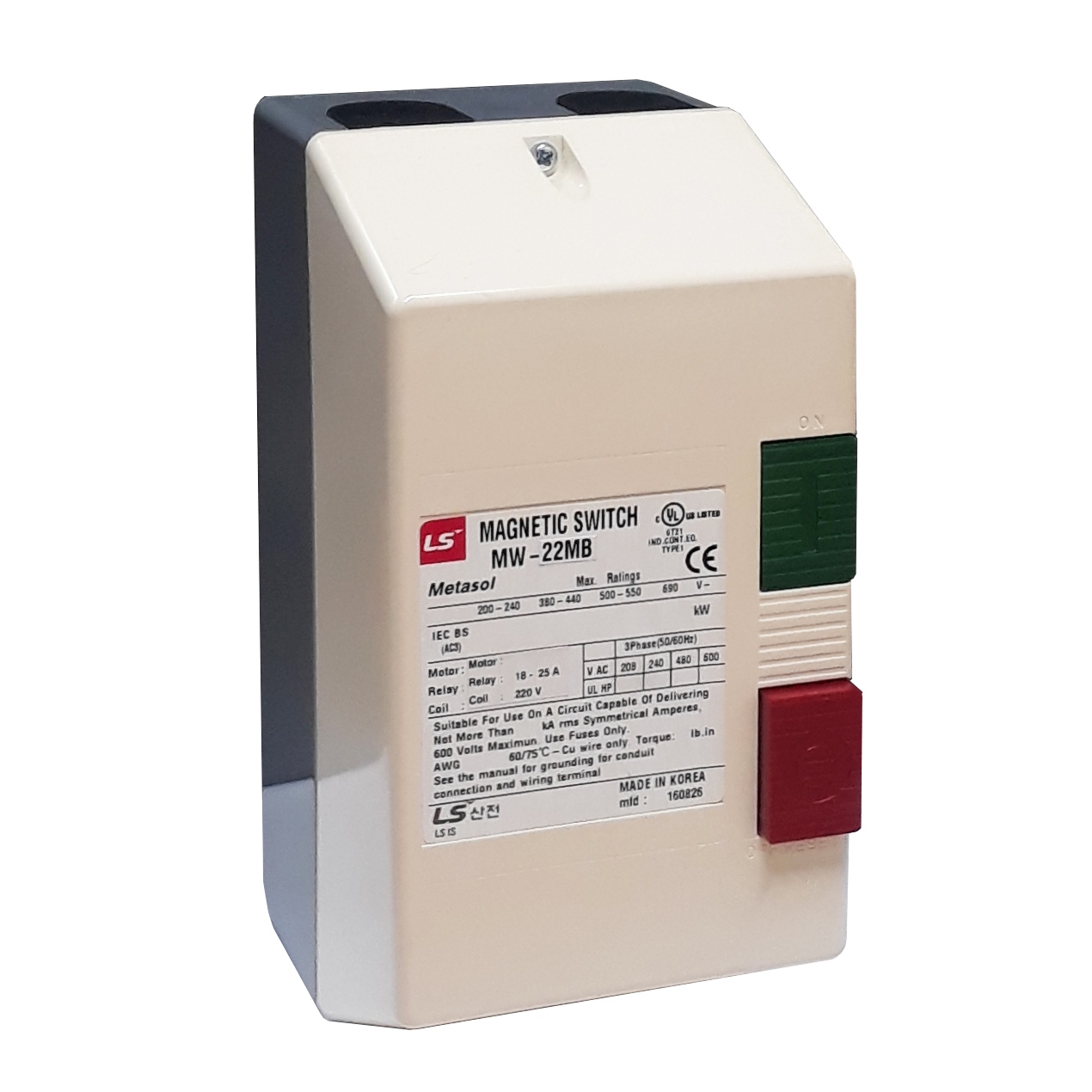 Arrancador Directo LS 18 – 25A 220V