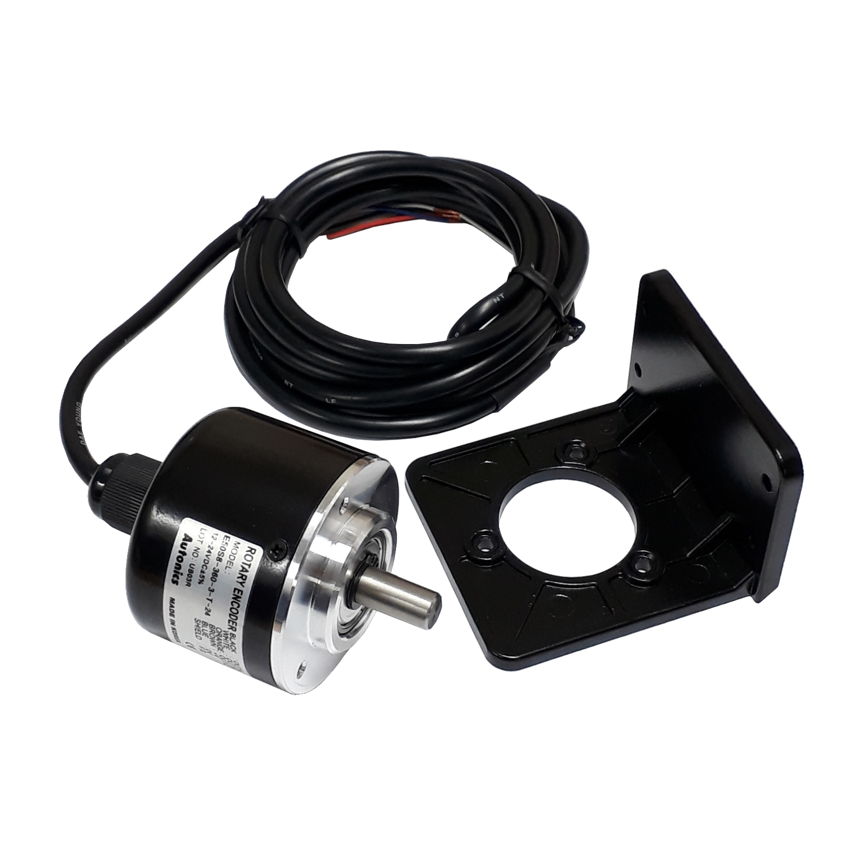 Encoder 360 PPR / Salida Totem Pole / Fases ABZ / 12 - 24V DC Autonics