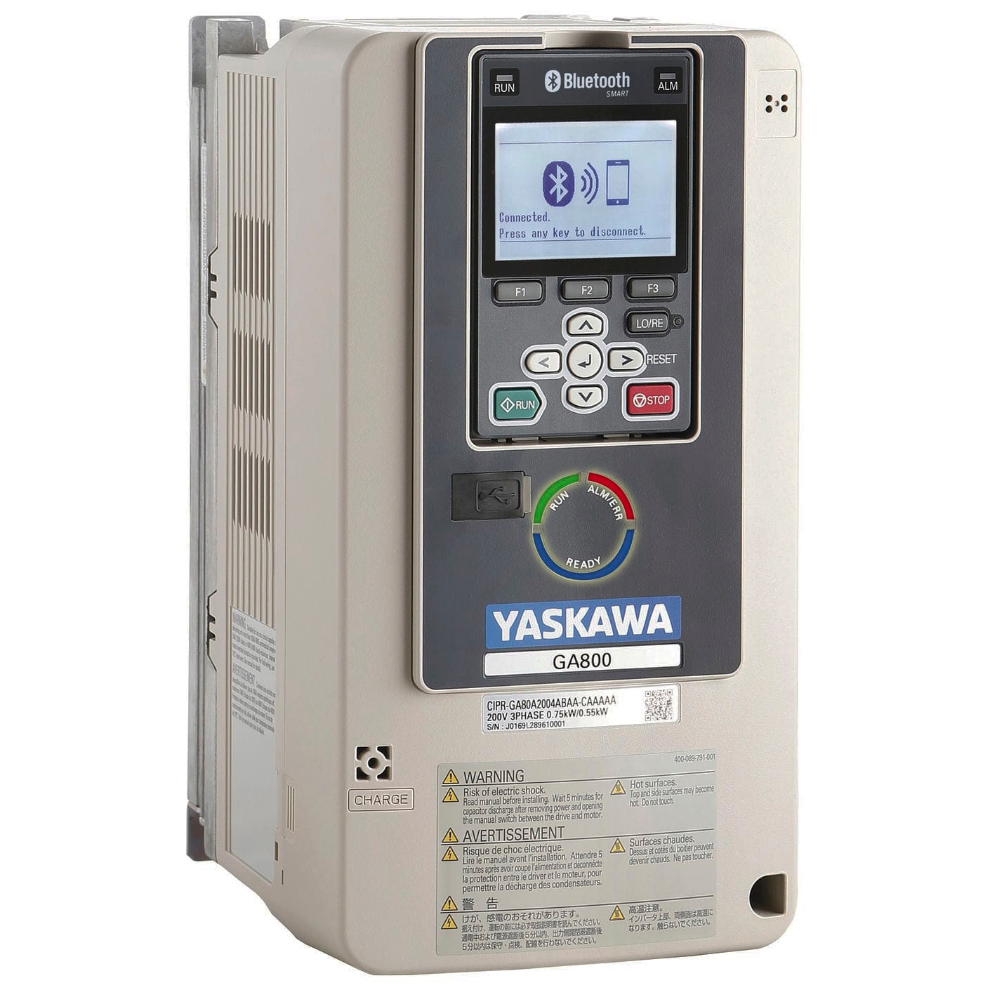 Variador Yaskawa GA800 / 23 Amperios / 15 HP / 440 V AC