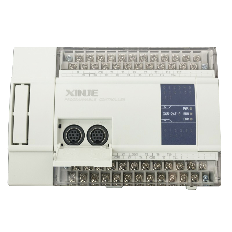 PLC XINJE Serie XC5 / 18 In NPN / 14 Out (4 Transistor NPN, 10 Relé) / 24V DC