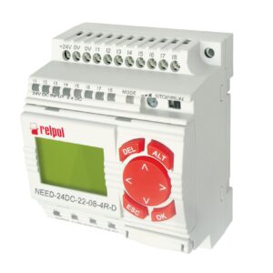 Relé Programable Relpol / 8 In (6 dig+2 análog) / 4 Out Relé / 90 - 260V AC