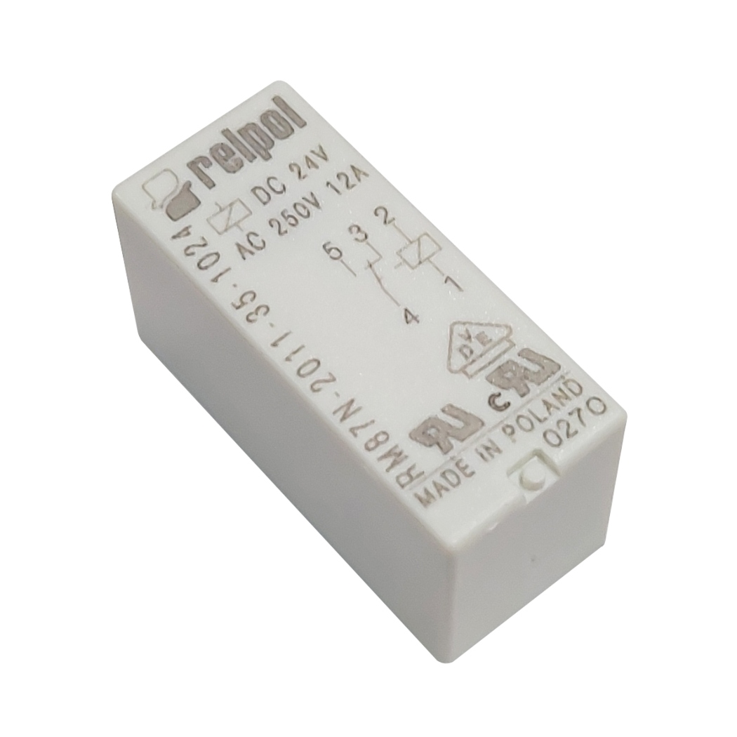 Mini Relevo Relpol 5 Pines 24V DC - Ingecom Eléctricos SAS