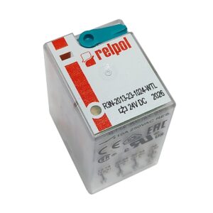 Relevo Relpol 11 Pines Planos 24V DC - Ingecom Eléctricos SAS