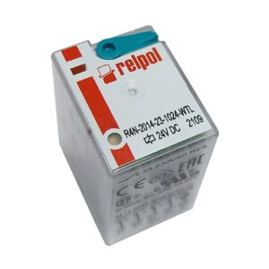Relevo Relpol 14 Pines Planos 24V DC - Ingecom Eléctricos SAS