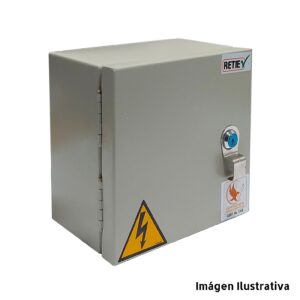 Cofre Metálico Doble Fondo 25x25x20cm Uso Interior - Ingecom Eléctricos SAS