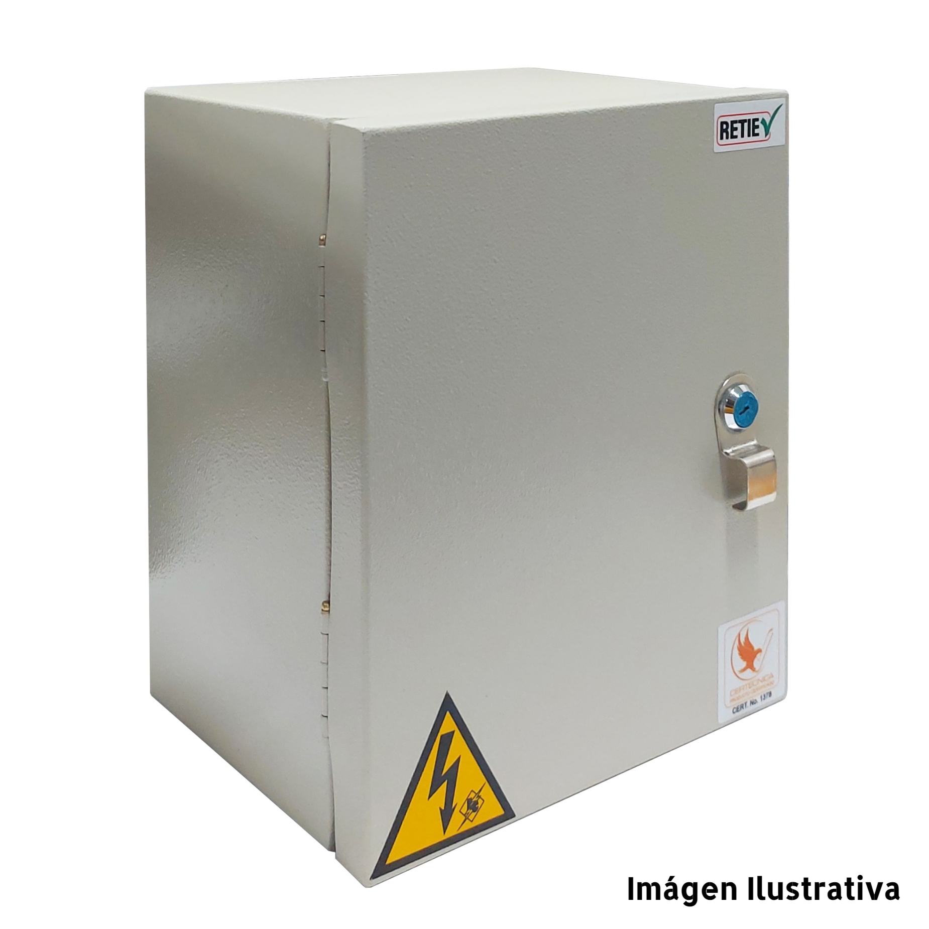 Cofre Metálico Doble Fondo 28x18x16cm Uso Interior - Ingecom Eléctricos SAS