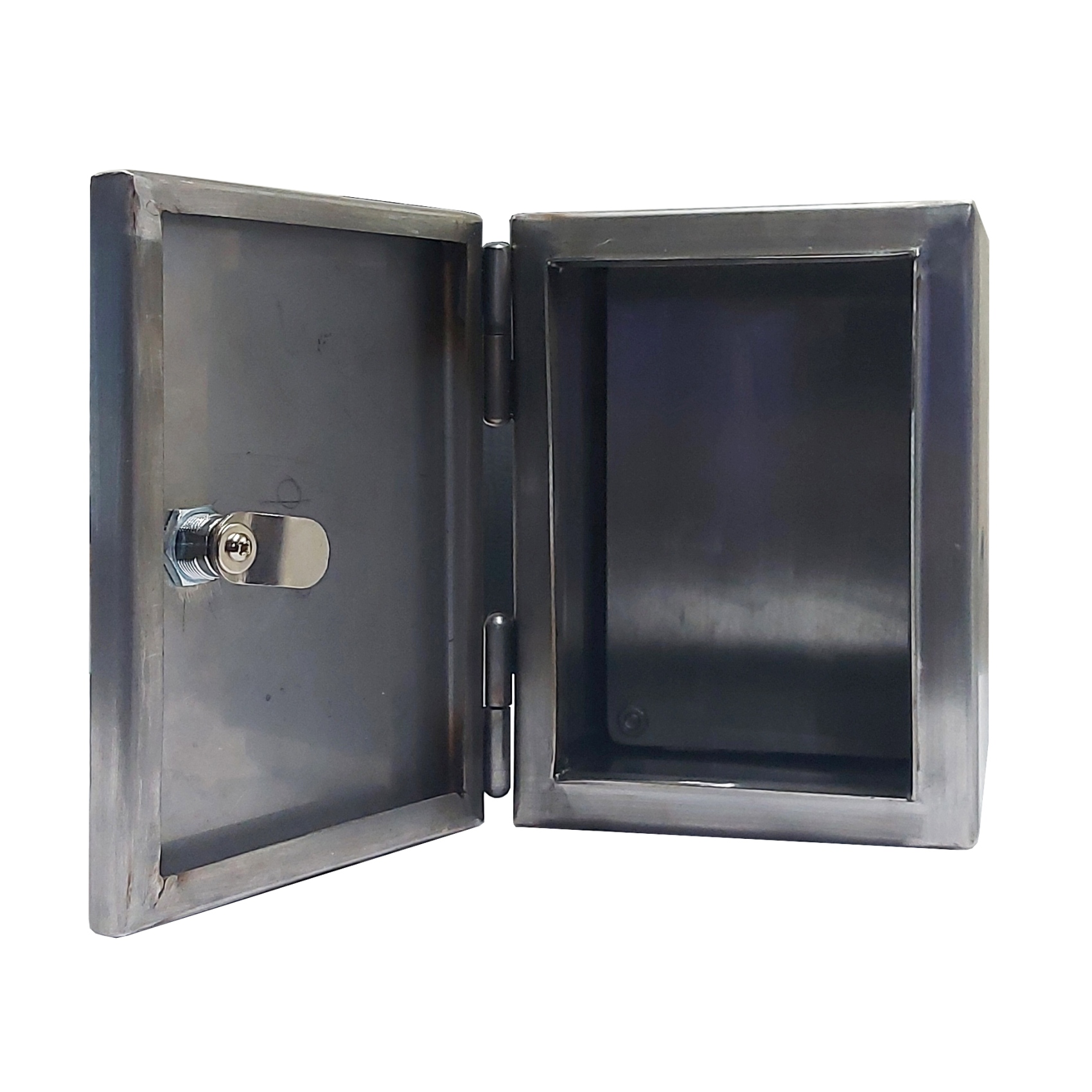 Cofre en Acero Inoxidable Doble Fondo 20x15x15cm - Ingecom Eléctricos SAS