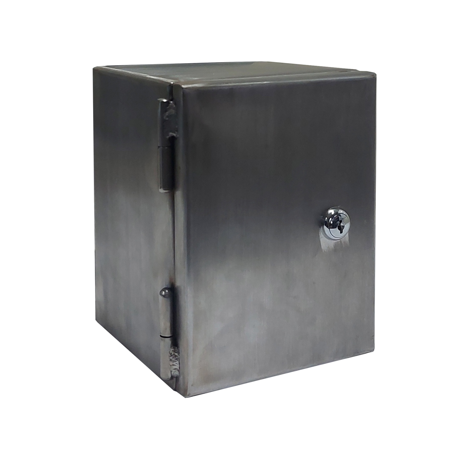 Cofre en Acero Inoxidable Doble Fondo 20x15x15cm - Ingecom Eléctricos SAS