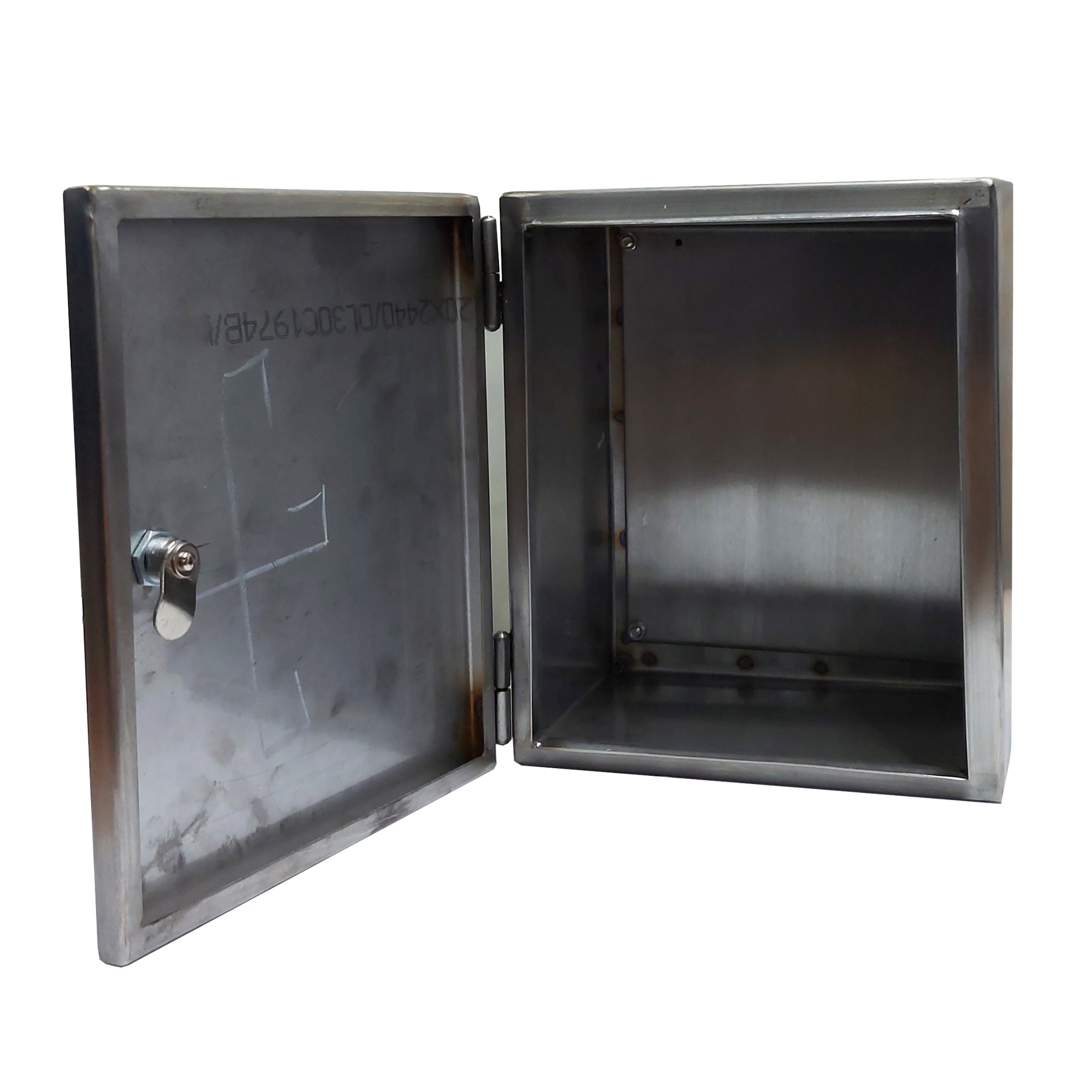 Cofre en Acero Inoxidable Doble Fondo 30x25x20cm - Ingecom Eléctricos SAS
