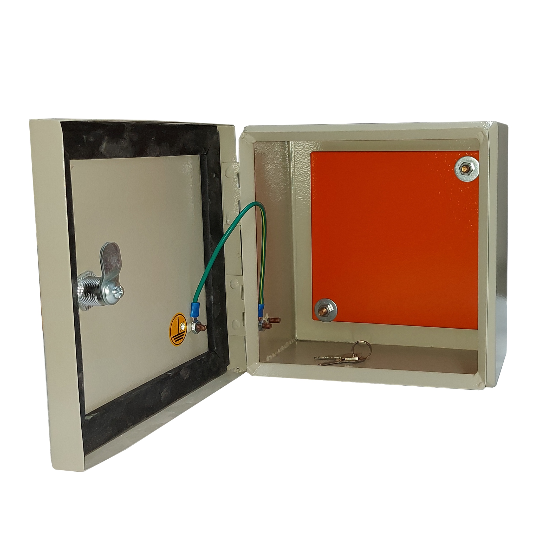 Cofre Metálico Doble Fondo 20x20x13cm Uso Interior - Ingecom Eléctricos SAS