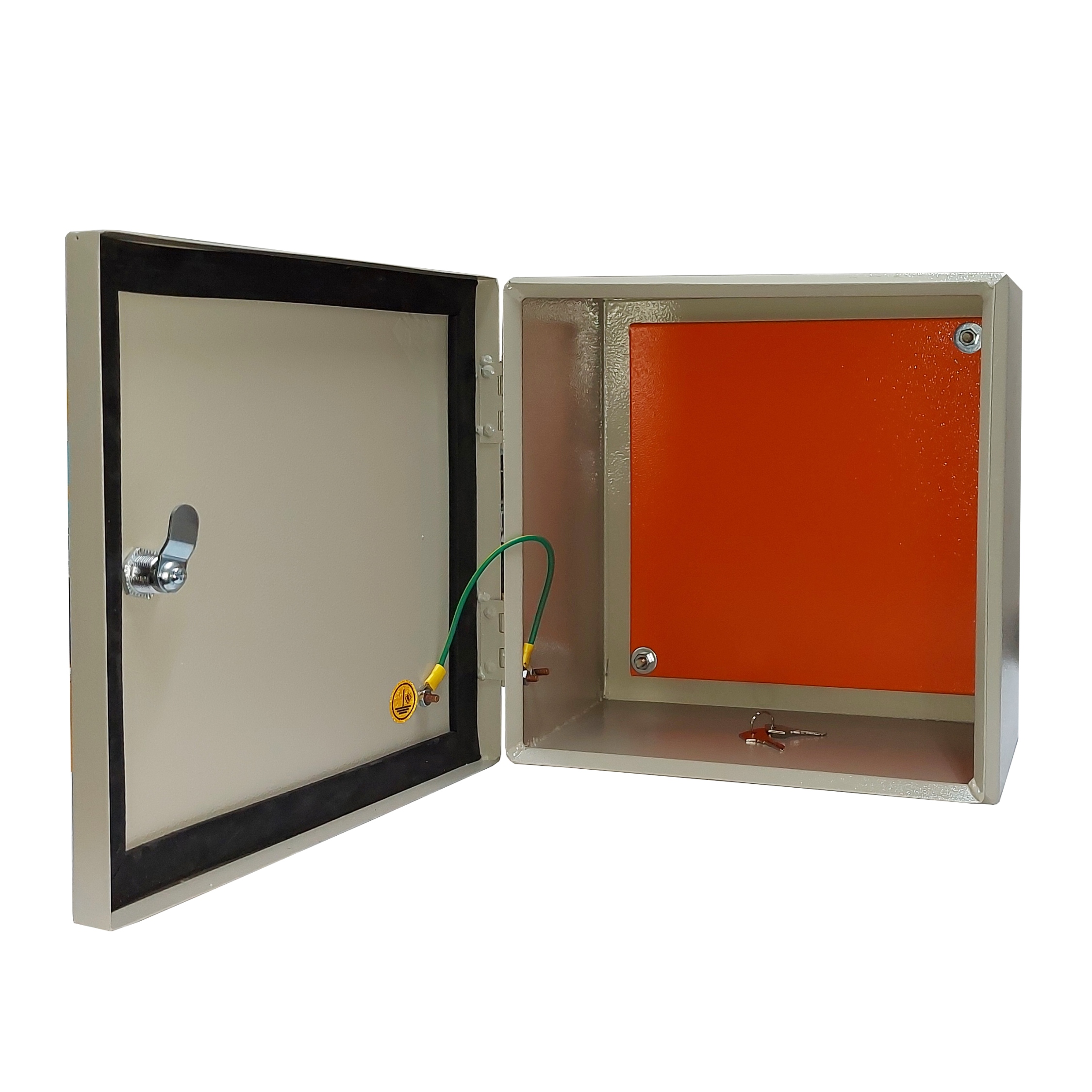 Cofre Metálico Doble Fondo 30x30x25cm Uso Interior - Ingecom Eléctricos SAS