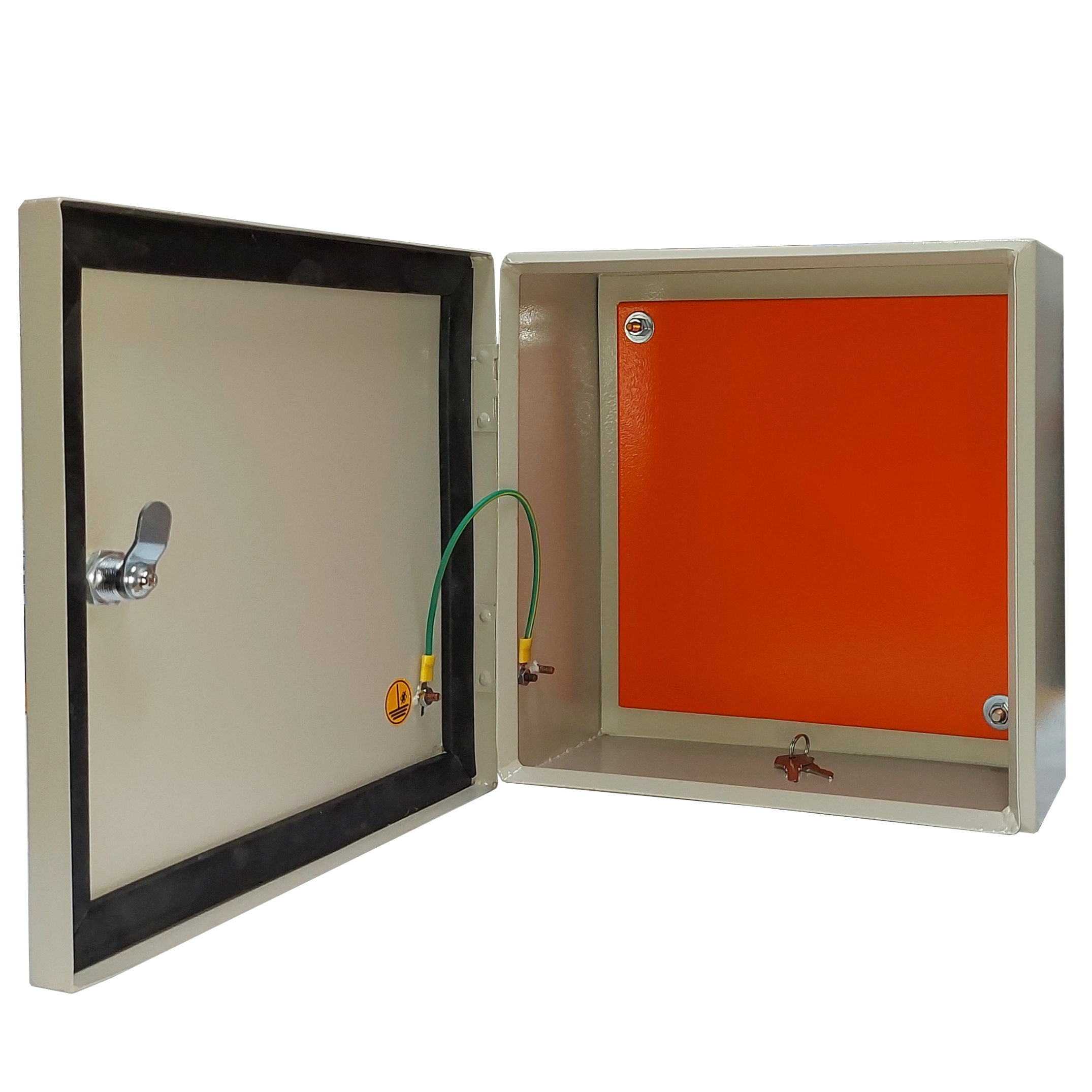 Cofre Metálico Doble Fondo 30x30x15cm Uso Interior - Ingecom Eléctricos SAS