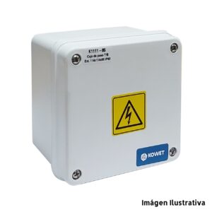 Caja de Paso Plástica IP65 162x162x130mm KOWET - Ingecom Eléctricos SAS