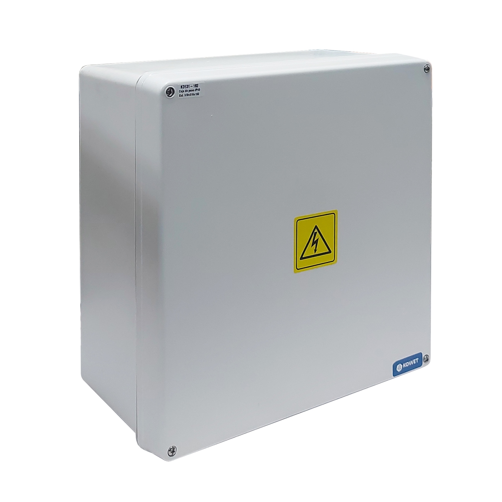 Caja de Paso Plástica IP65 316x316x114mm KOWET - Ingecom Eléctricos SAS
